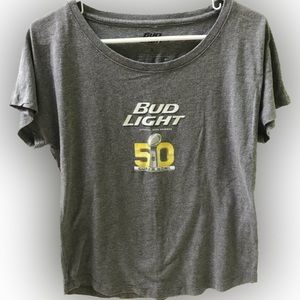 Bud Light Super Bowl 50 tshirt Limited edition!